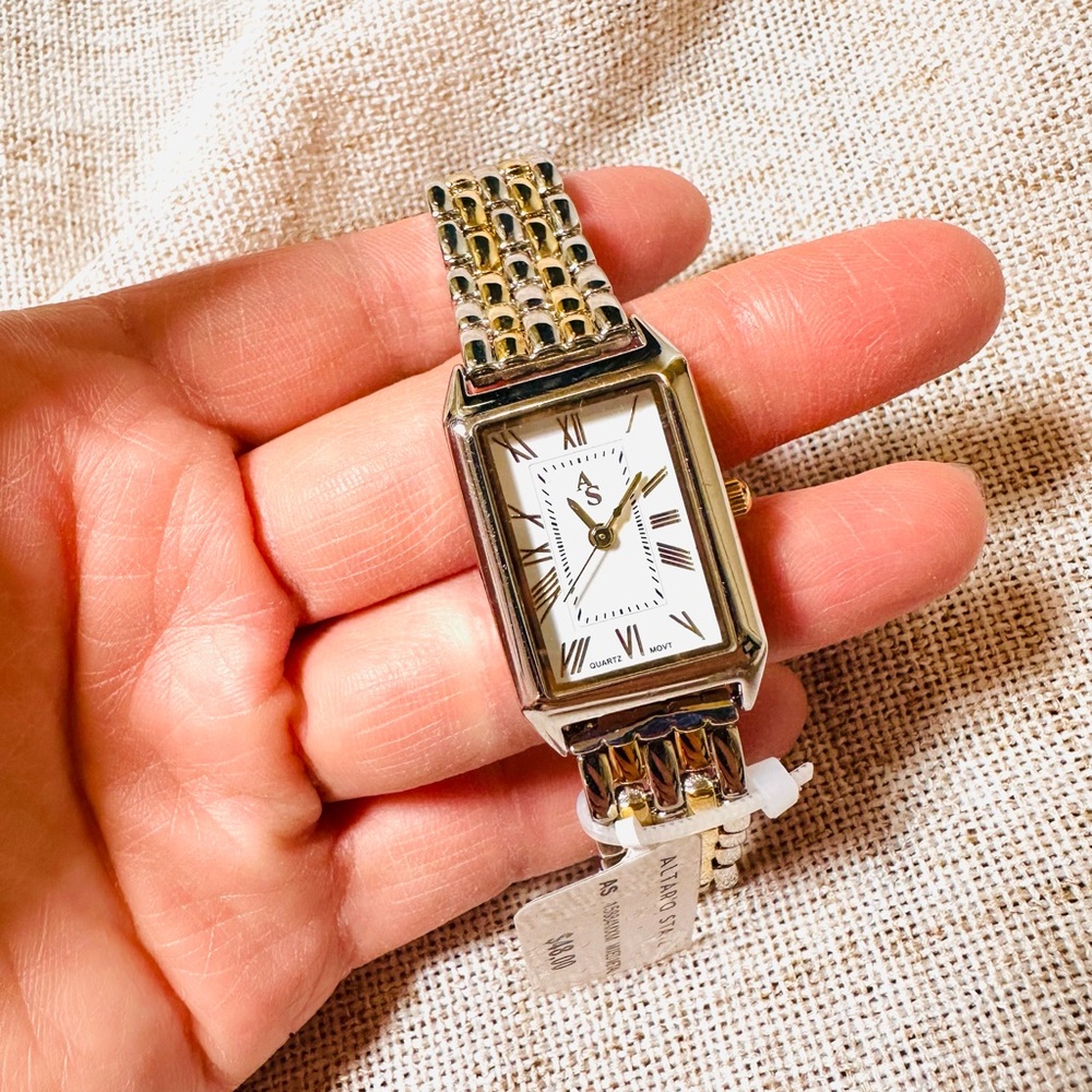 Altar'd State Two-Tone Rectangular Watch NWT - image 1